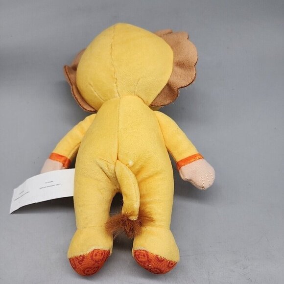 Cocomelon JJ Liom Cat 9" Yellow Plush Doll Soft Toy Plastic Face - Picture 4 of 5